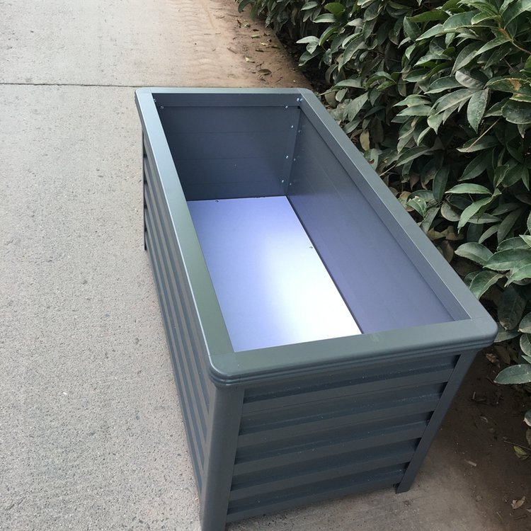 北京铝合箱花盆绿化工程花箱耐用坚固