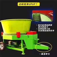 养牛场自动进料粉碎机 100型秸秆打碎机 铲车上料粉草机