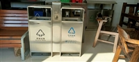 天津环卫垃圾桶环境美好从我做起钢木垃圾桶箱