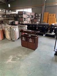 天津垃圾桶防腐又稳定钢木垃圾桶箱