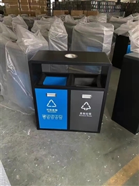 天津环卫垃圾桶节约资源皮实耐用钢木垃圾桶箱