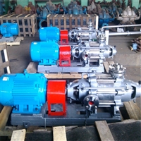 厂家定制耐磨多级离心泵 流量大 MD46-30*9矿用耐磨多级离心泵  