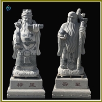 神像福禄寿雕塑 人物石雕
