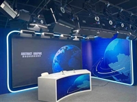 慧利创达虚拟演播室蓝绿箱搭建 灯光声学装修 全自动高清录播系统