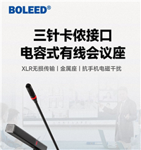 BOLEED博乐迪方管台式电容麦克风LD-89A双杆 LD-89A双方管