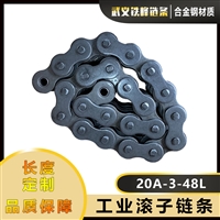 工业传动链20A-3-48L 锰钢三排滚子链 传动机械输送链