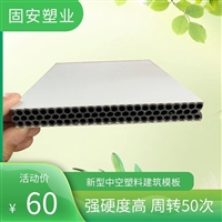 陕西新型中空塑料模板1830-2440mm全规格不刷脱模剂PP板批发
