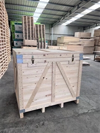 青岛黄岛定制实木木箱松木木箱设备保护箱