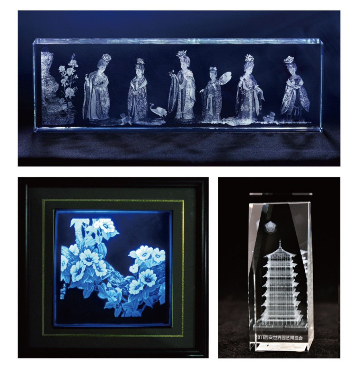 锐莱特激光玻璃内雕机 水晶雕刻  玻璃雕刻设备
