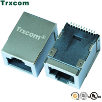 TRJ16014DNL  无灯无弹 Trxcom网络连接器 网口插座RJ45