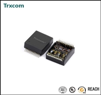 TRB06022ANL  厂家供应贴片24PIN网络隔离变压器模块
