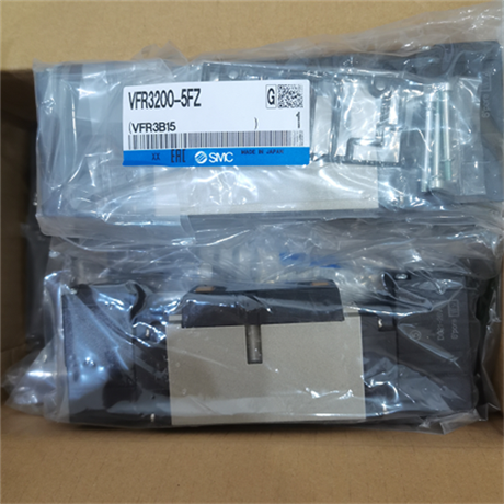 SMC插入式5通电磁阀VSR8-4-FHG-D-3VZ双电控