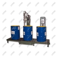 200公斤自流式转子泵桶装站 南瓜籽油桶装站灌装生产线