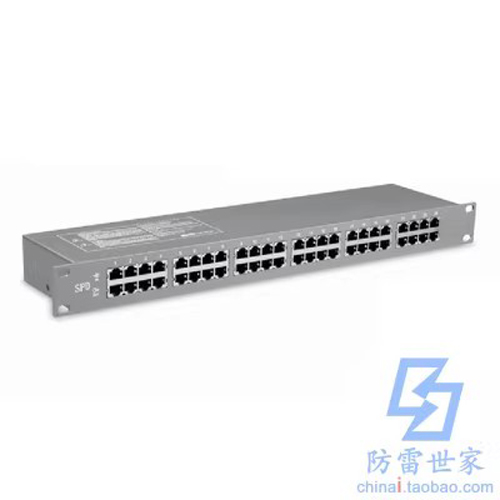 中鹏TOP信号千兆网络24口机架式TN-RJ45-24E1000浪涌SPD，可议价