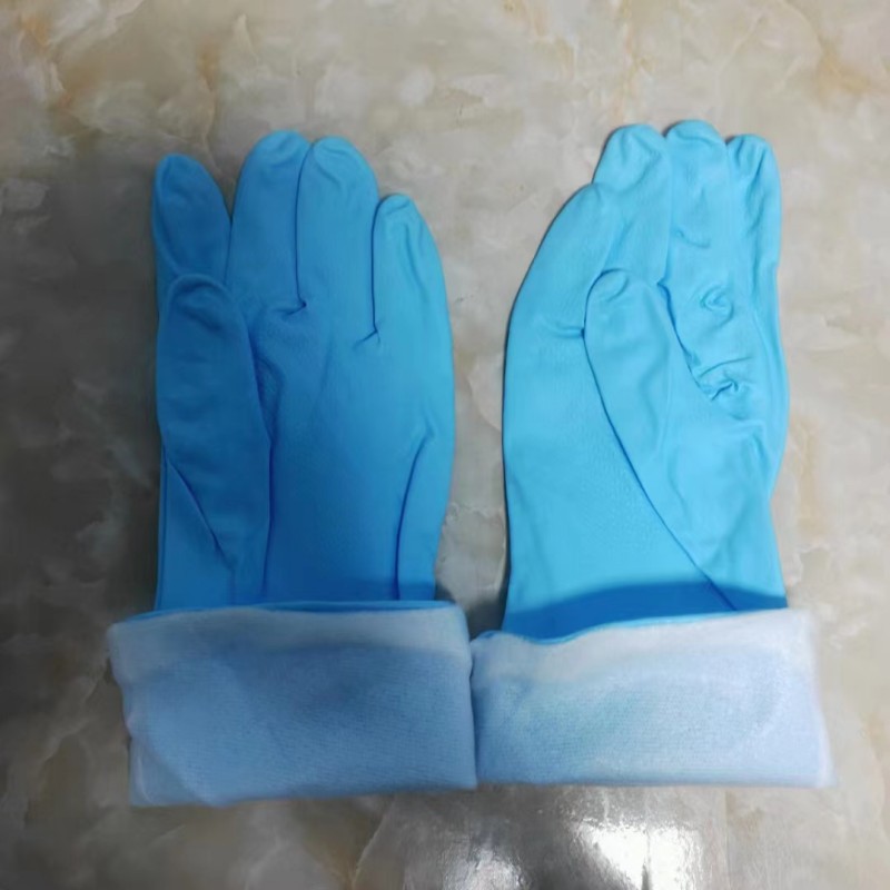 家用加绒加厚橡胶手套防水保暖