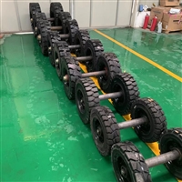 平板拖车轮胎实心轮胎载重3吨直径450