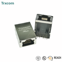 Trxcom TRJK7003B98NLR  超薄型RJ45连接器插座 以太网网络接口