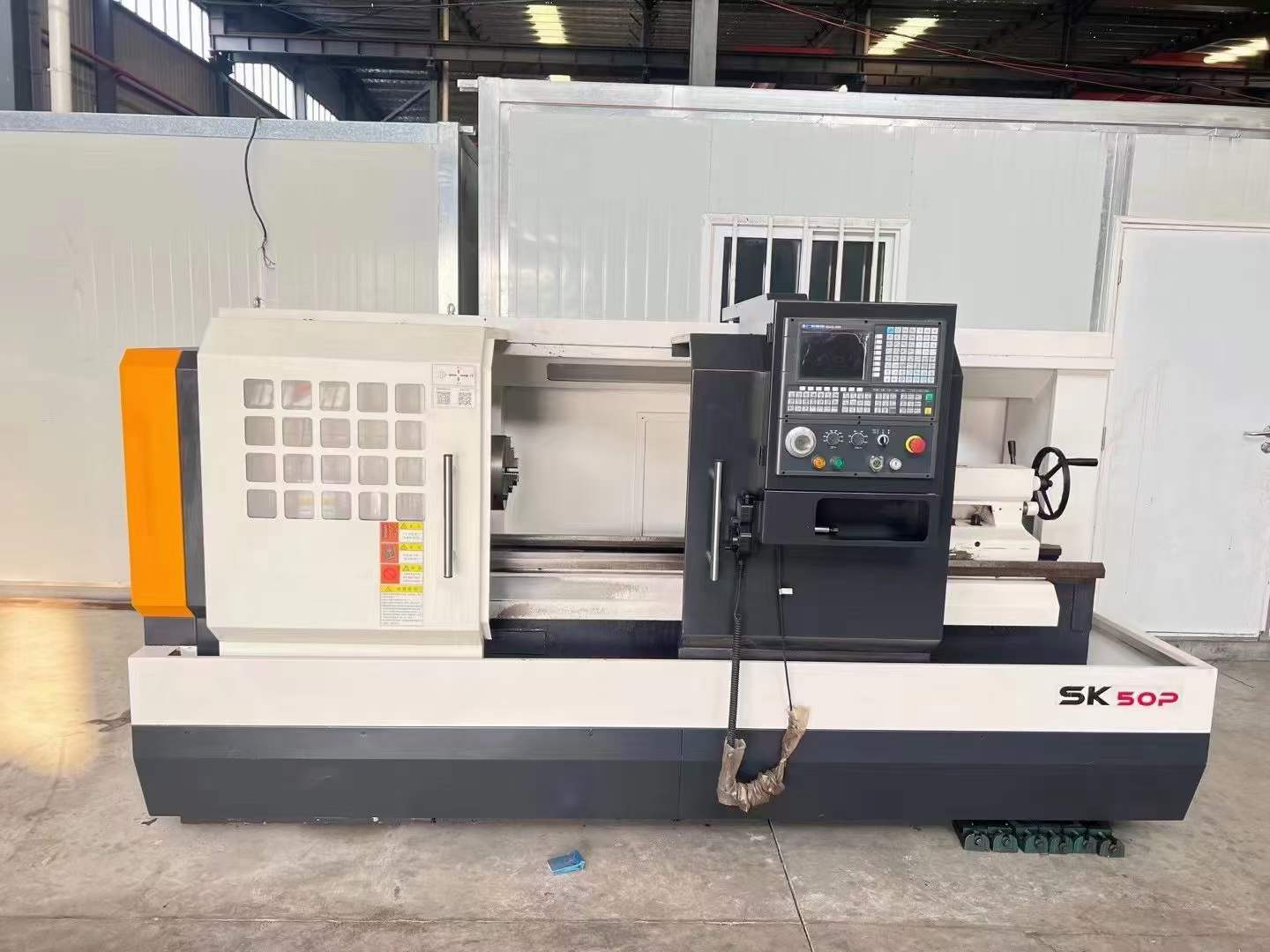 转让二手宝鸡sk50p数控卧式车床广数980tdi系统回转直径500