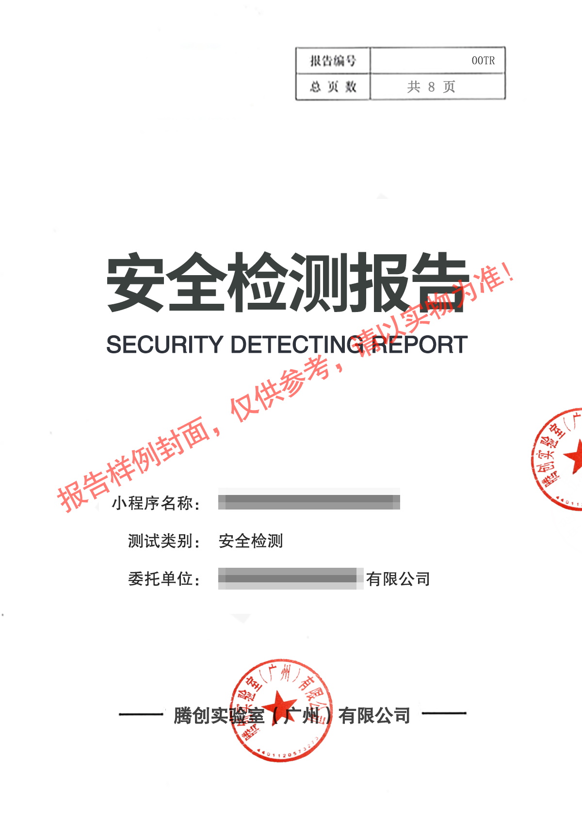 深圳软件检测机构 软件安全测试报告