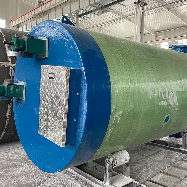 智能一体化泵站 预制式雨水提升设备 玻璃钢材质防腐蚀抗氧化