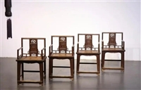  餐桌桌椅 的各类根雕开裂处理