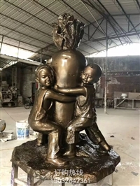 定价园林艺术儿童雕像价格 制造商景点标识 民俗儿童雕像承接