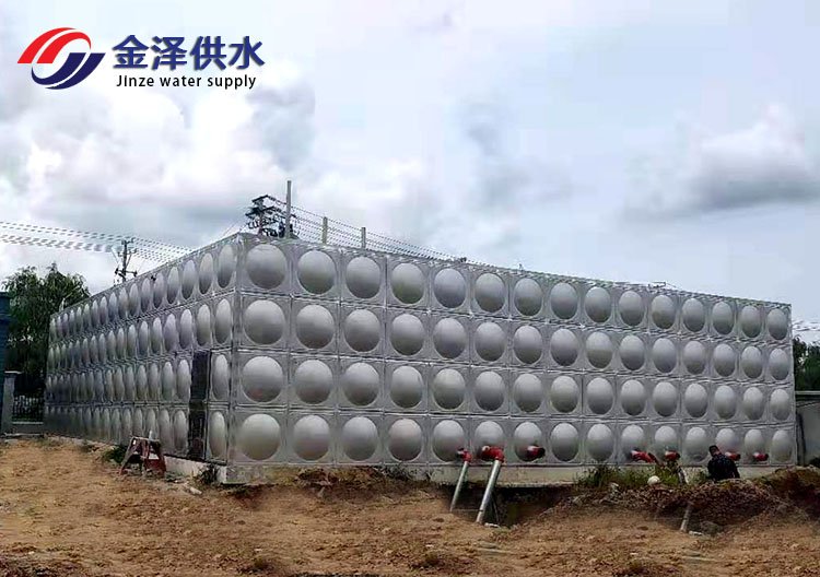 屋顶消防供水设备 焊接式不锈钢水箱 