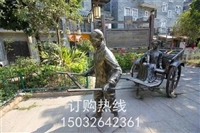上海黄包车雕塑生产生产商-上海供给黄包车雕塑装饰
