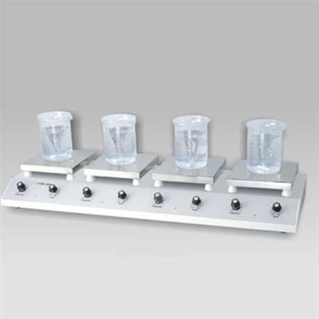 TW-EMS-18A单列四头加热搅拌器 实验室多联搅拌机搅拌设备