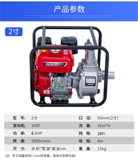 伊藤小型进口轻便2寸机清水泵便携式简单操作