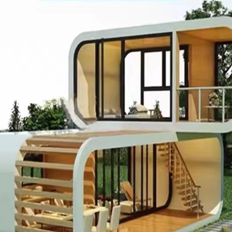 移动景观房 户外民宿房屋 可移动式苹果舱 特色建筑