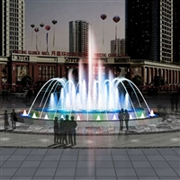 衡阳蒸湘大型音乐喷泉工程 雕像喷泉厂家 呐喊喷泉设备价格淄博高青
