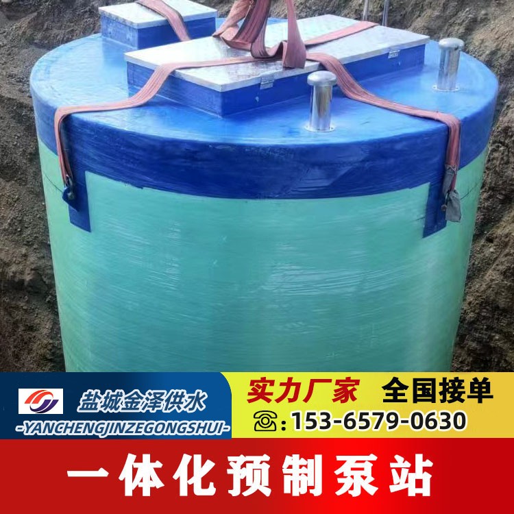 智能一体化污水提升泵站 可采用远程控制 操作简单 集成度高