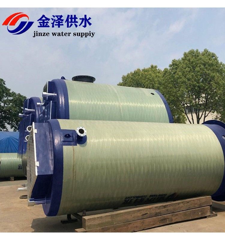 一体化预制泵站 雨水收集排除城市积水设备 直径2米