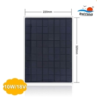  代洋10WPET太阳能电池板