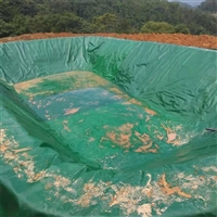 0.3mm厚黑膜 恭城水产养殖池底衬7米宽美标HDPE膜
