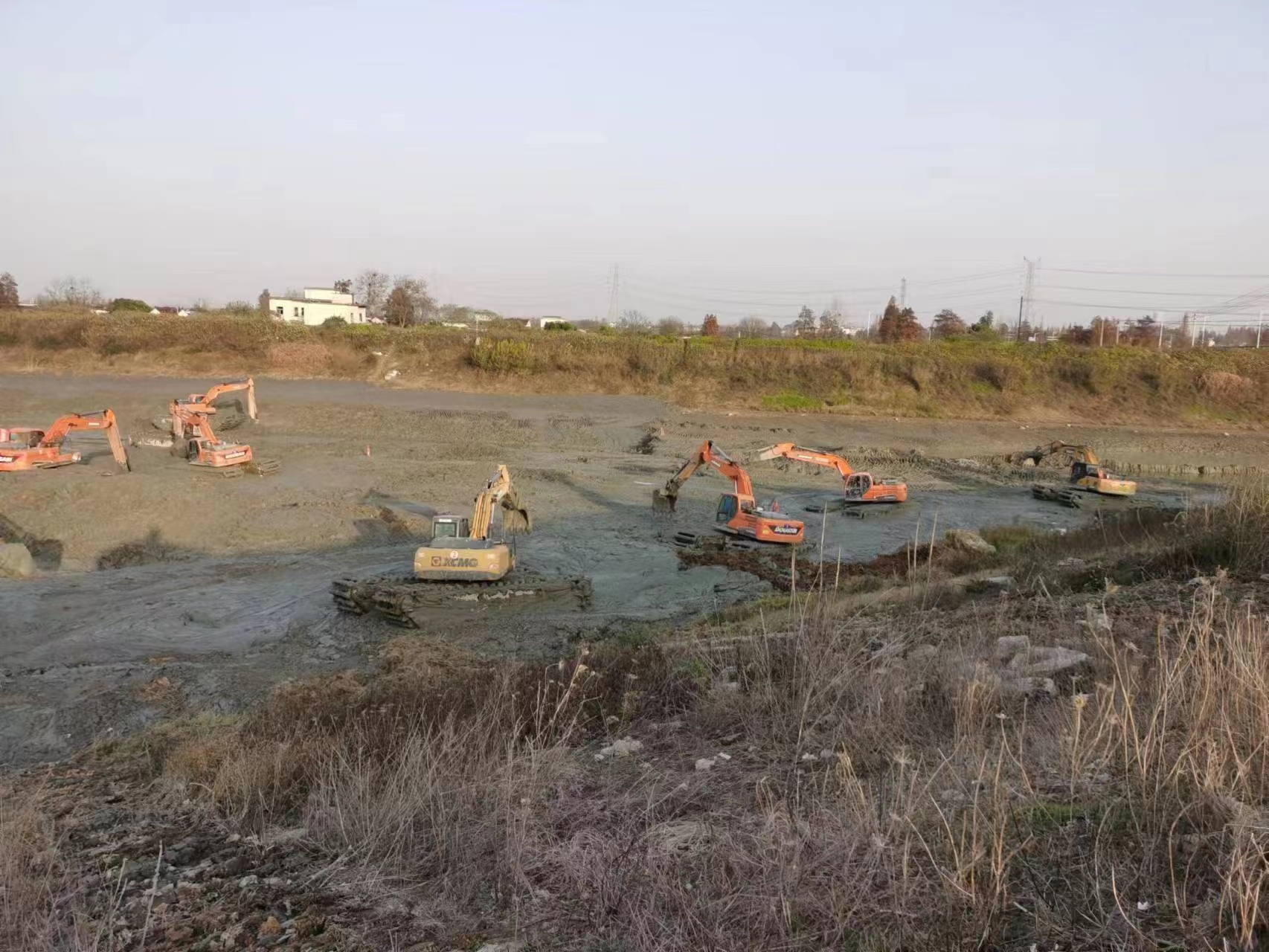 水上挖机出租梧州本地