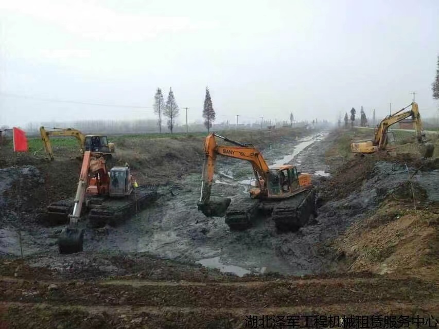 福州河道清淤水勾机租赁租用