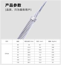 光纤复合架空光缆OPGW-24B1-50 厂家