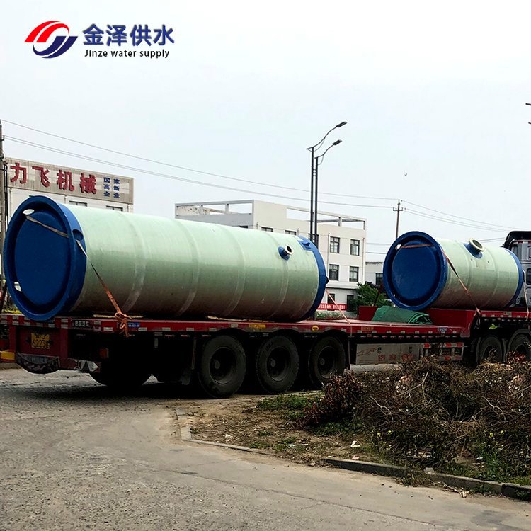 一体化预制泵站 城乡玻璃钢污水提升设备 耐腐蚀