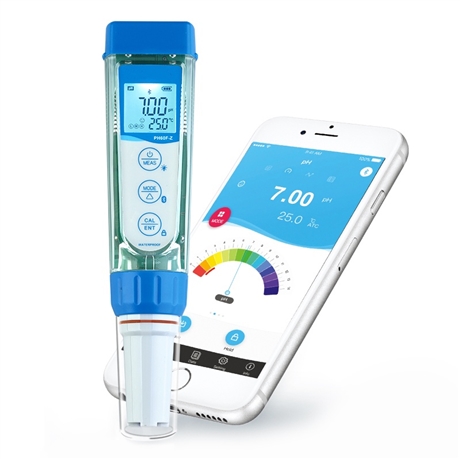 PH60F-Z智能蓝牙平面pH计 纸张皮革表面pH温度ORP测试仪