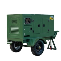 25KVA柴油发电机 应急备用拖车式 移动电源无刷低噪款