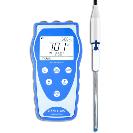 SX811-MS便携式微量pH计 试管小体积水溶液高精度pH值测量