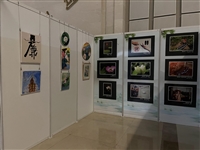 武汉书画展板展架，摄影画展，学校作品书法，屏风宣传展板广告架
