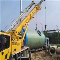 汕头地埋式污水提升泵站加工制作 DN2000*4600mm一体化雨水泵站