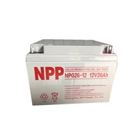 NPP蓄电池NPP蓄电池NP12-26Ah 耐普电池12V26AH 机房配套 UPS/EPS应急电源