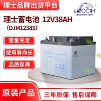 理士蓄电池12V38AH 铅酸免维护 DJM1238S 机房UPS/EPS应急电源用