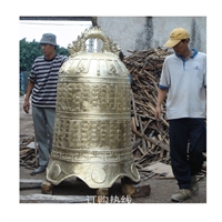 广场铜钟雕塑制造-澳门制作景观艺术铜钟雕塑