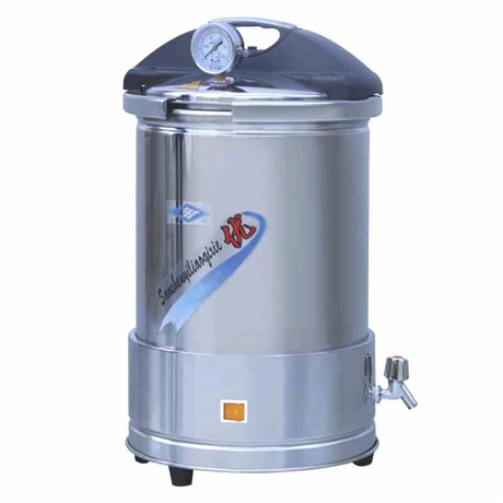 YX280/20L实验室手提式不锈钢灭菌锅 防干烧高压蒸汽灭菌锅