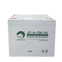 劲博蓄电池JP-6-FM-55 12V55AH/20HR通讯基站 直流屏 UPS/EPS电源